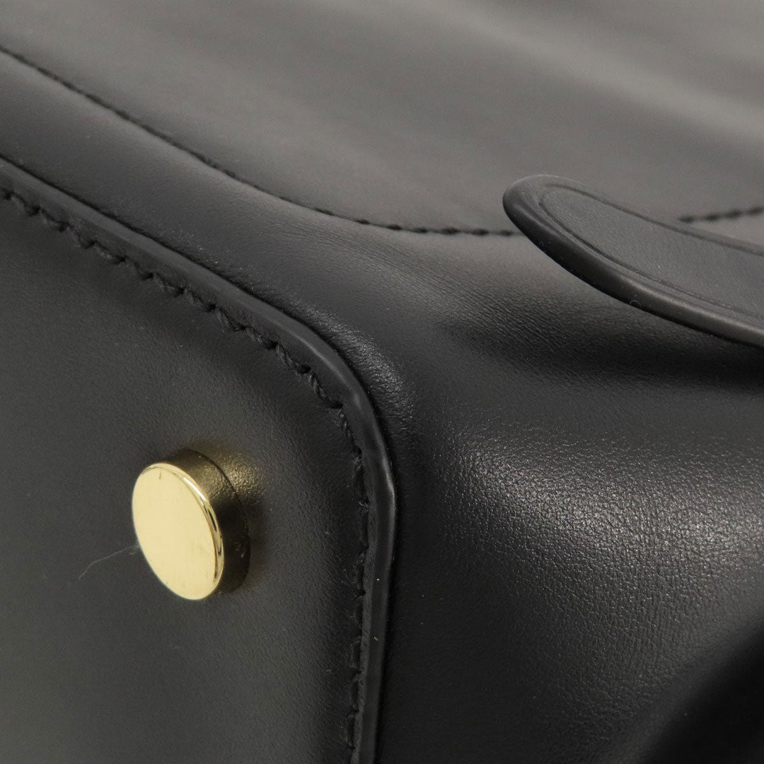 MICHAEL KORS Tote Bag leather black 2WAY Women Used Authentic