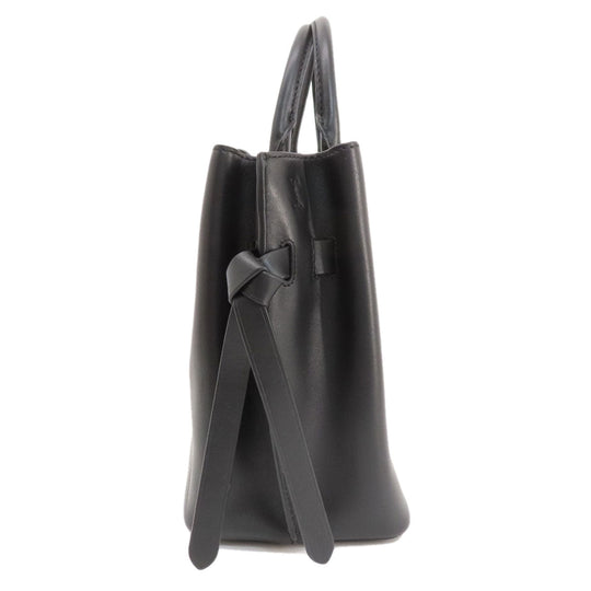 MICHAEL KORS Tote Bag leather black 2WAY Women Used Authentic
