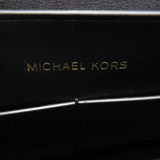 MICHAEL KORS Tote Bag leather black 2WAY Women Used Authentic