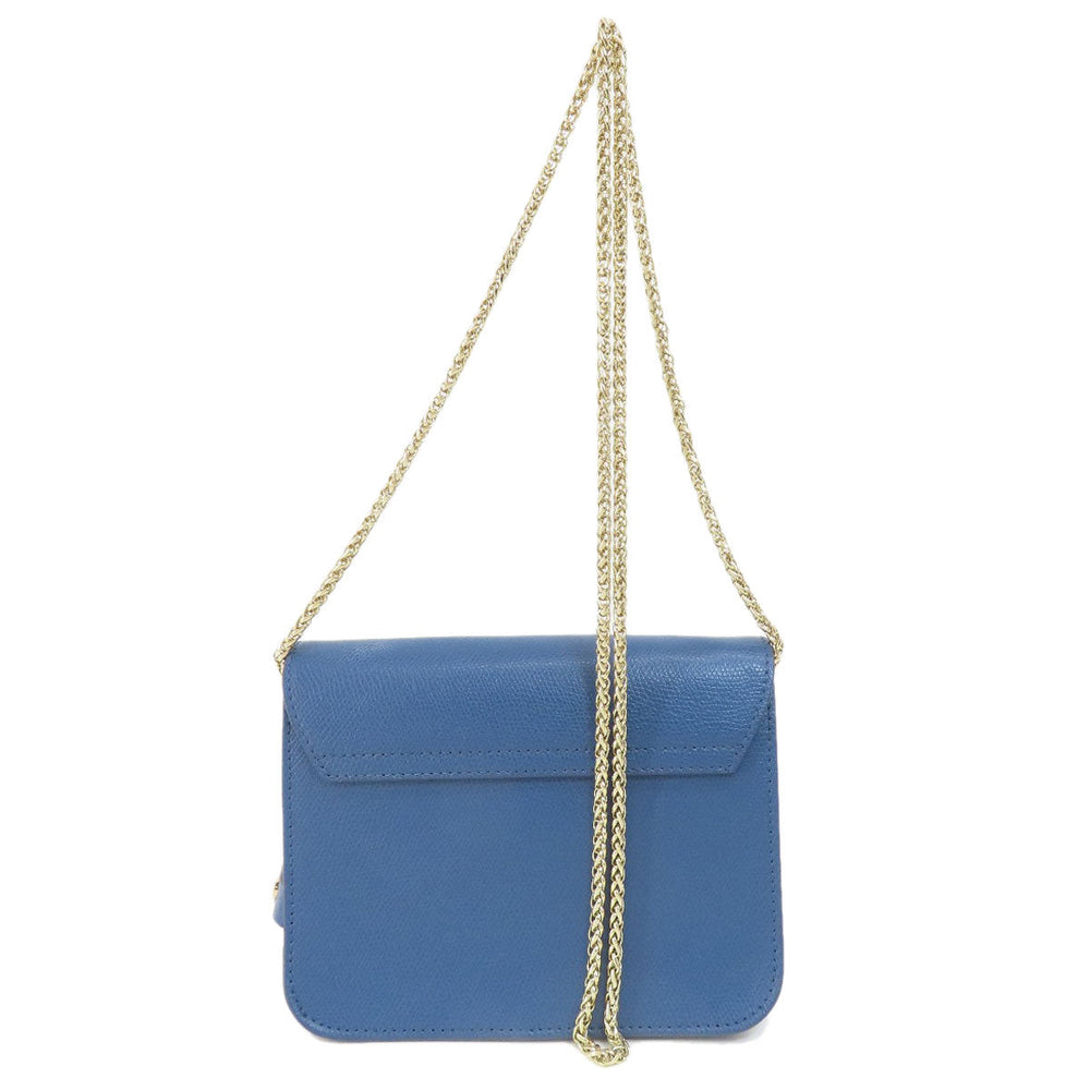 Furla Shoulder Bag leather blue metropolis