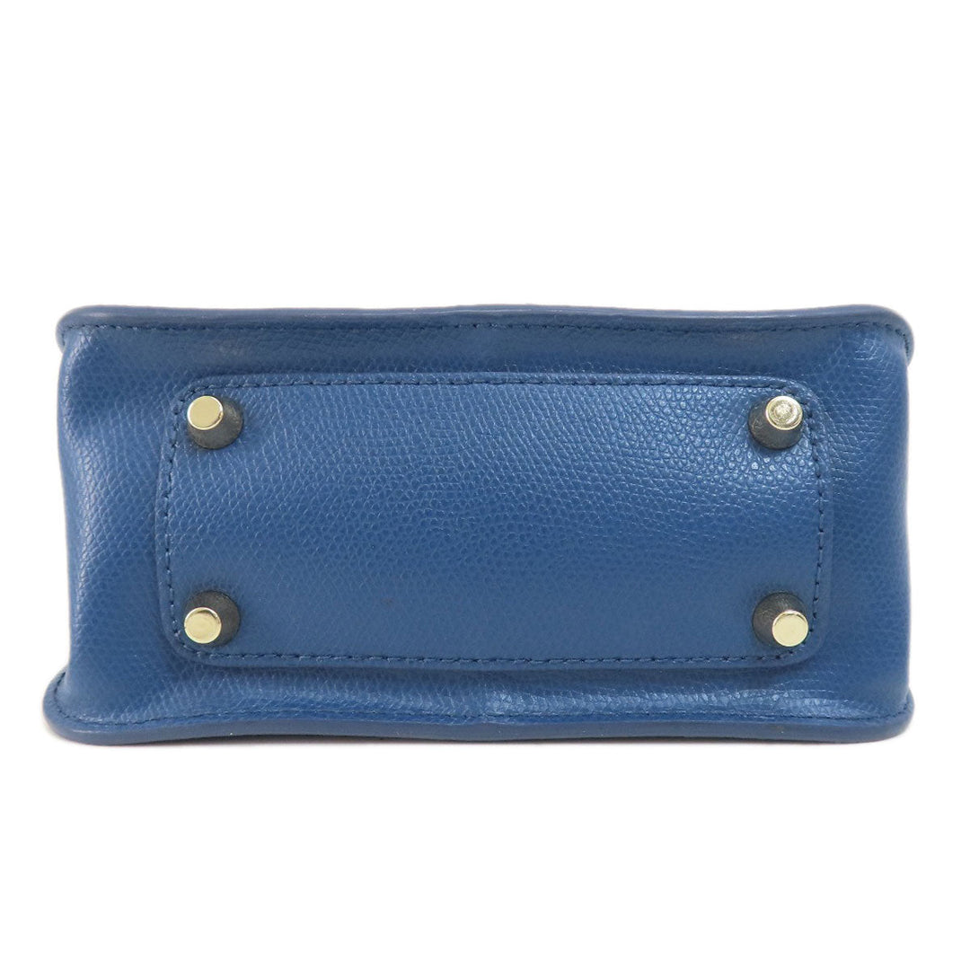 Furla Shoulder Bag leather blue metropolis