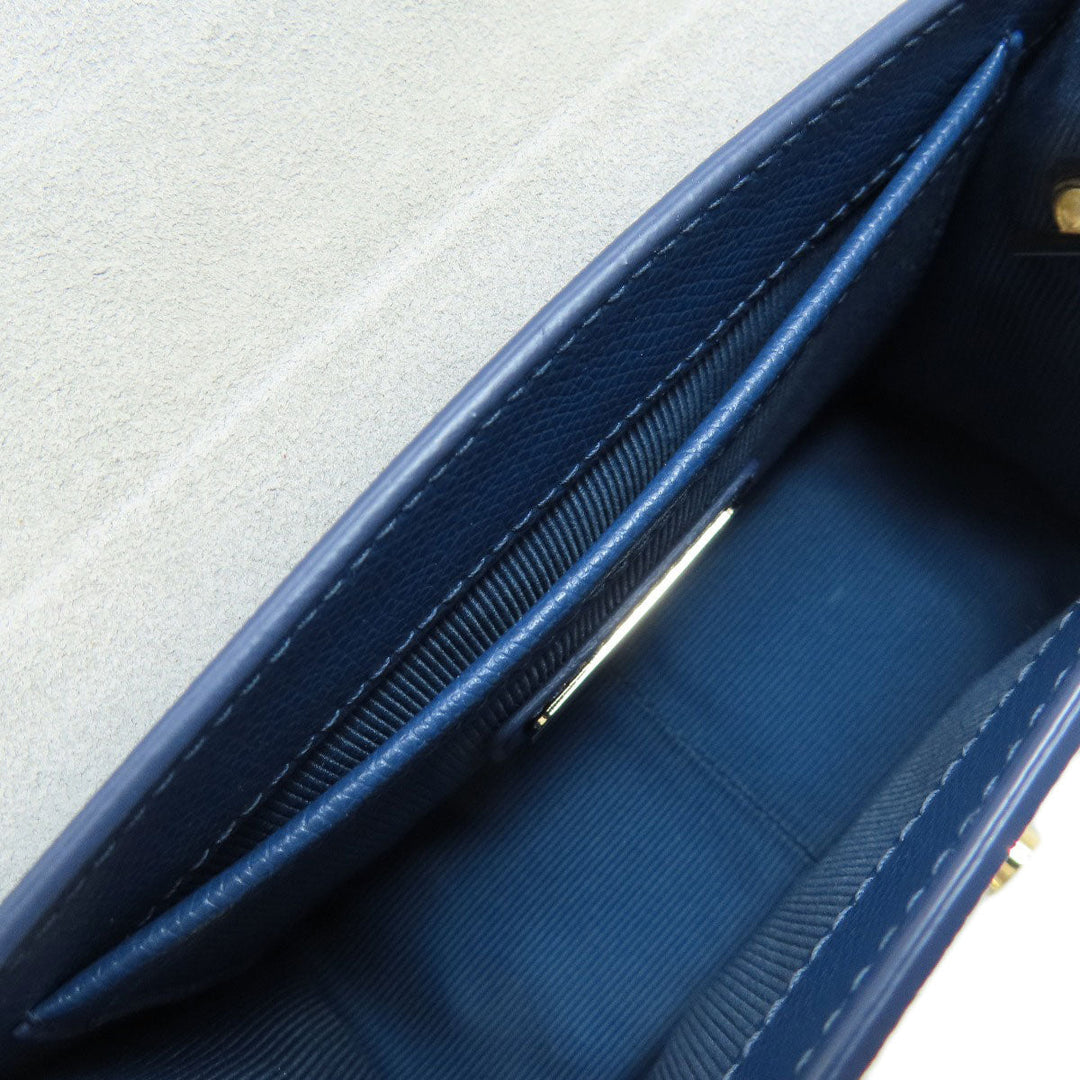 Furla Shoulder Bag leather blue metropolis