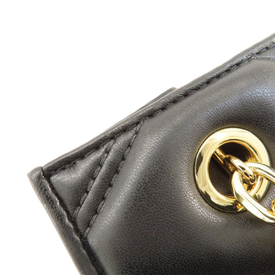 MICHAEL KORS Tote Bag leather black Serena Large Women Used Authentic