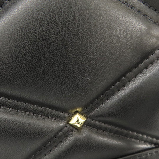 MICHAEL KORS Tote Bag leather black Serena Large Women Used Authentic