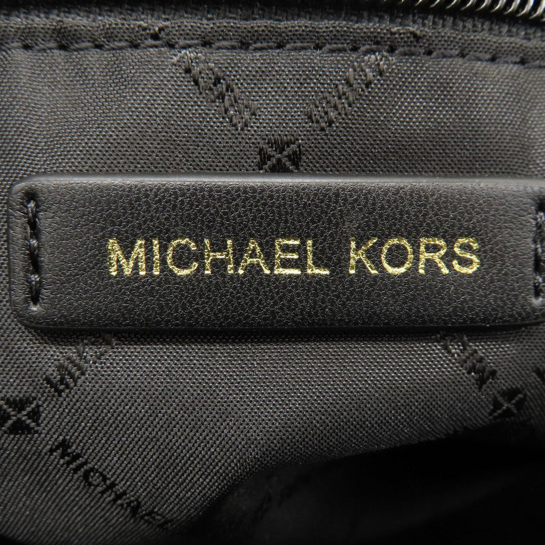MICHAEL KORS Tote Bag leather black Serena Large Women Used Authentic