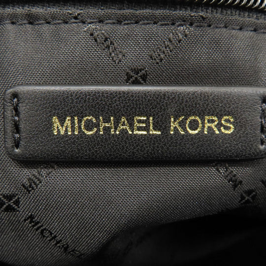 MICHAEL KORS Tote Bag leather black Serena Large Women Used Authentic