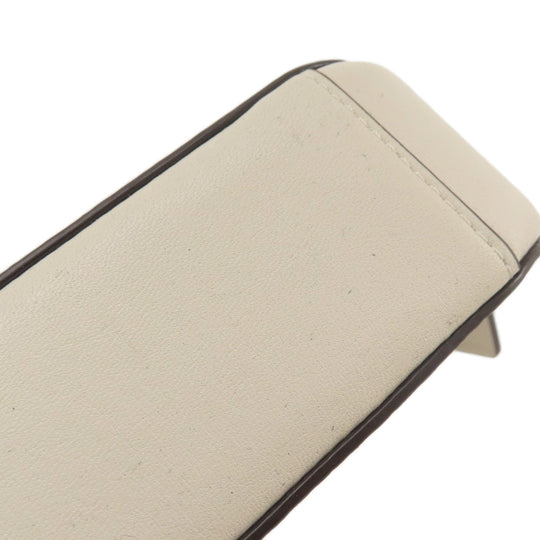 COACH Shoulder Bag PVC beige Signature Women Used Authentic