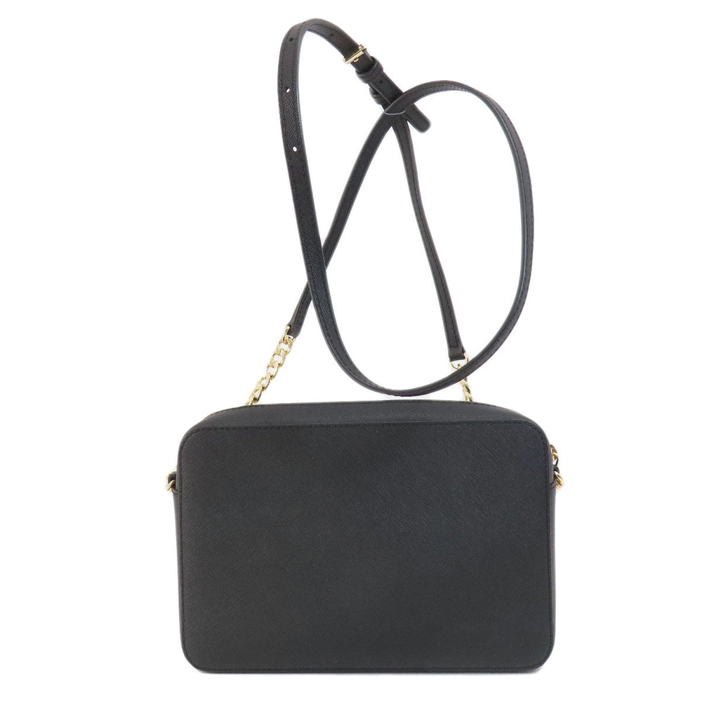 MICHAEL KORS Shoulder Bag PVC black logoMetal Women Used Authentic