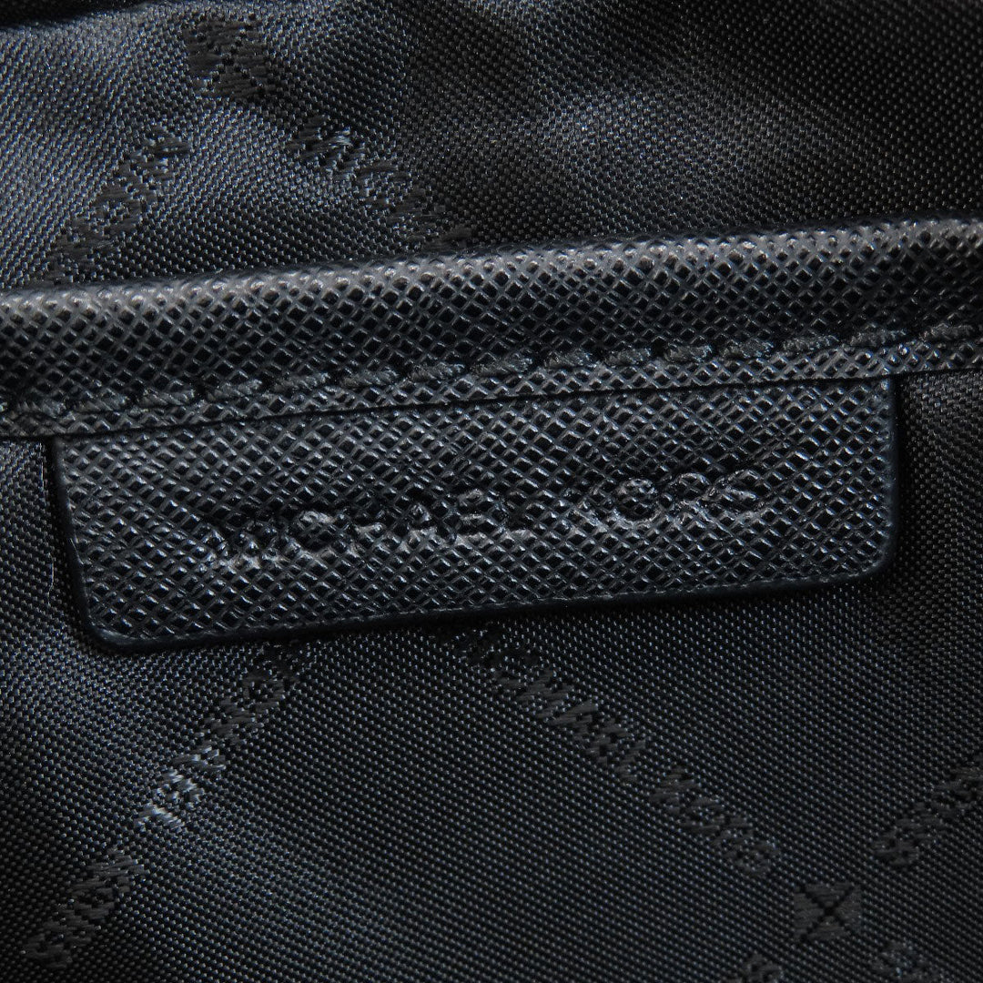 MICHAEL KORS Shoulder Bag PVC black logoMetal Women Used Authentic