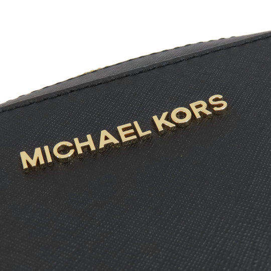 MICHAEL KORS Shoulder Bag PVC black logoMetal Women Used Authentic