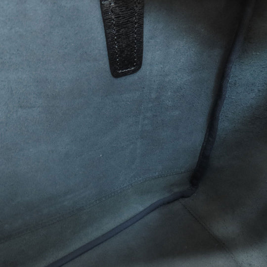 COACH Tote Bag 23576 leather black logo Women Used Authentic