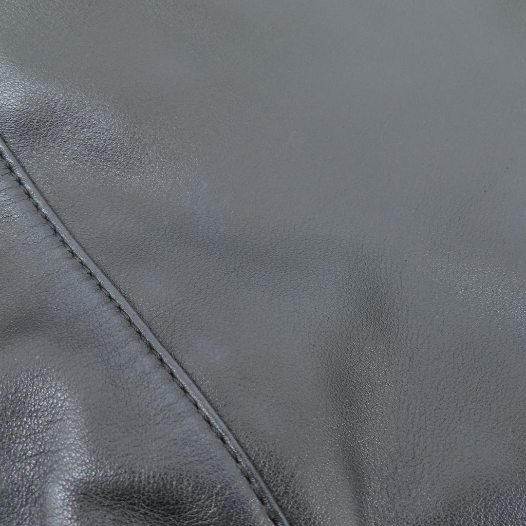 COACH Shoulder Bag F23948 leather black logo Women Used Authentic