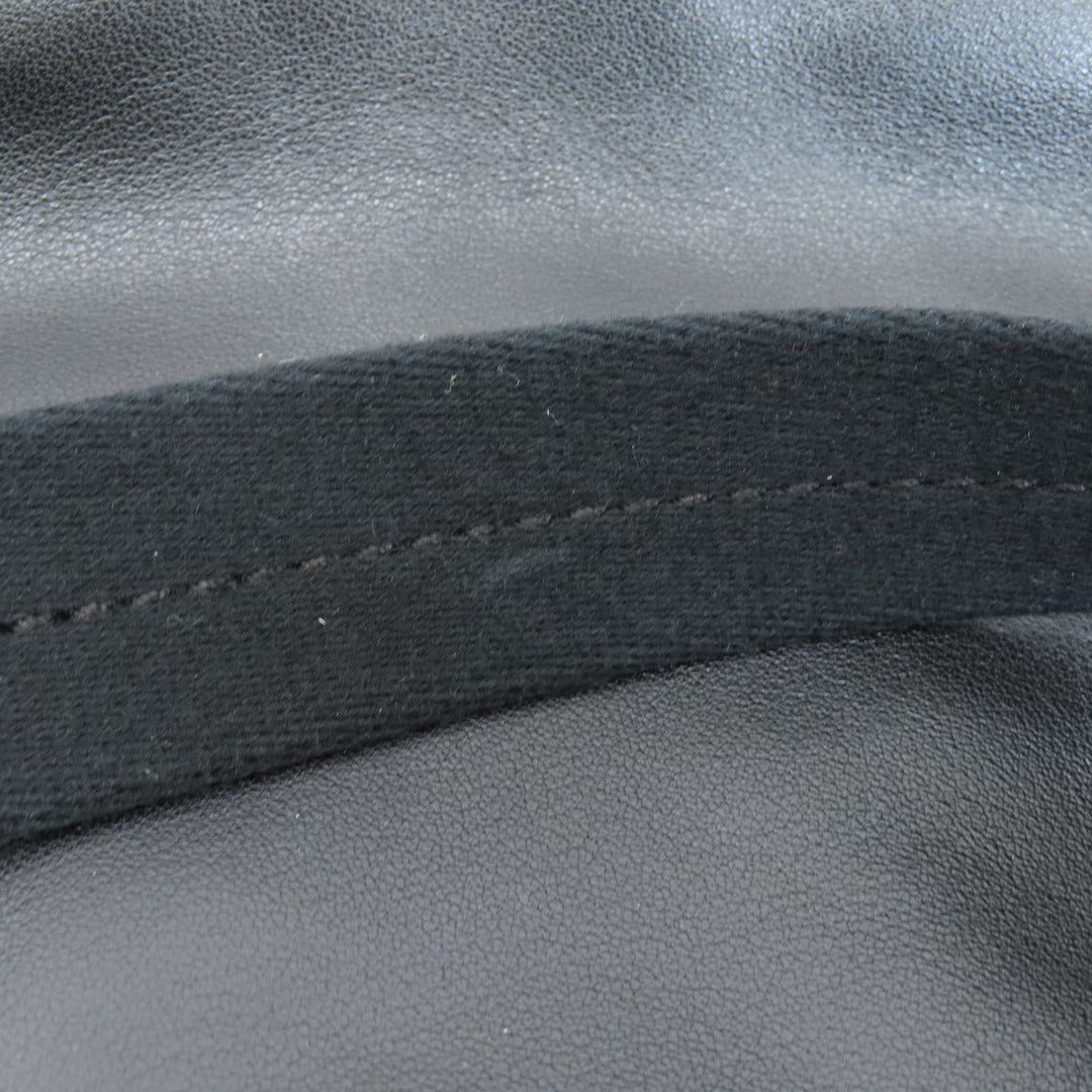 COACH Shoulder Bag F23948 leather black logo Women Used Authentic