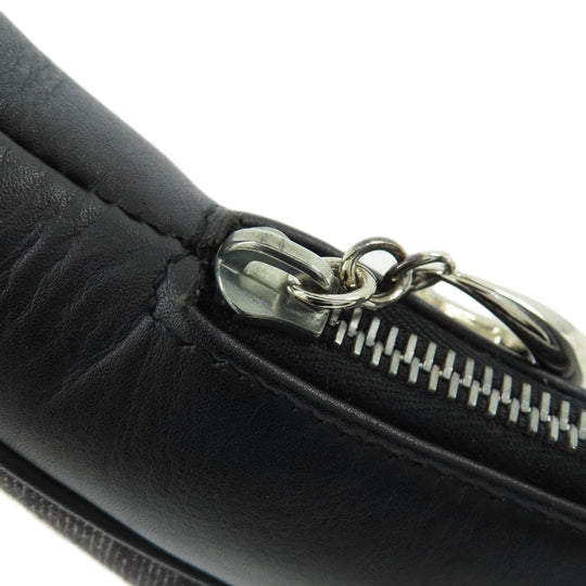 BVLGARI Shoulder Bag denim black O Bag Logomania