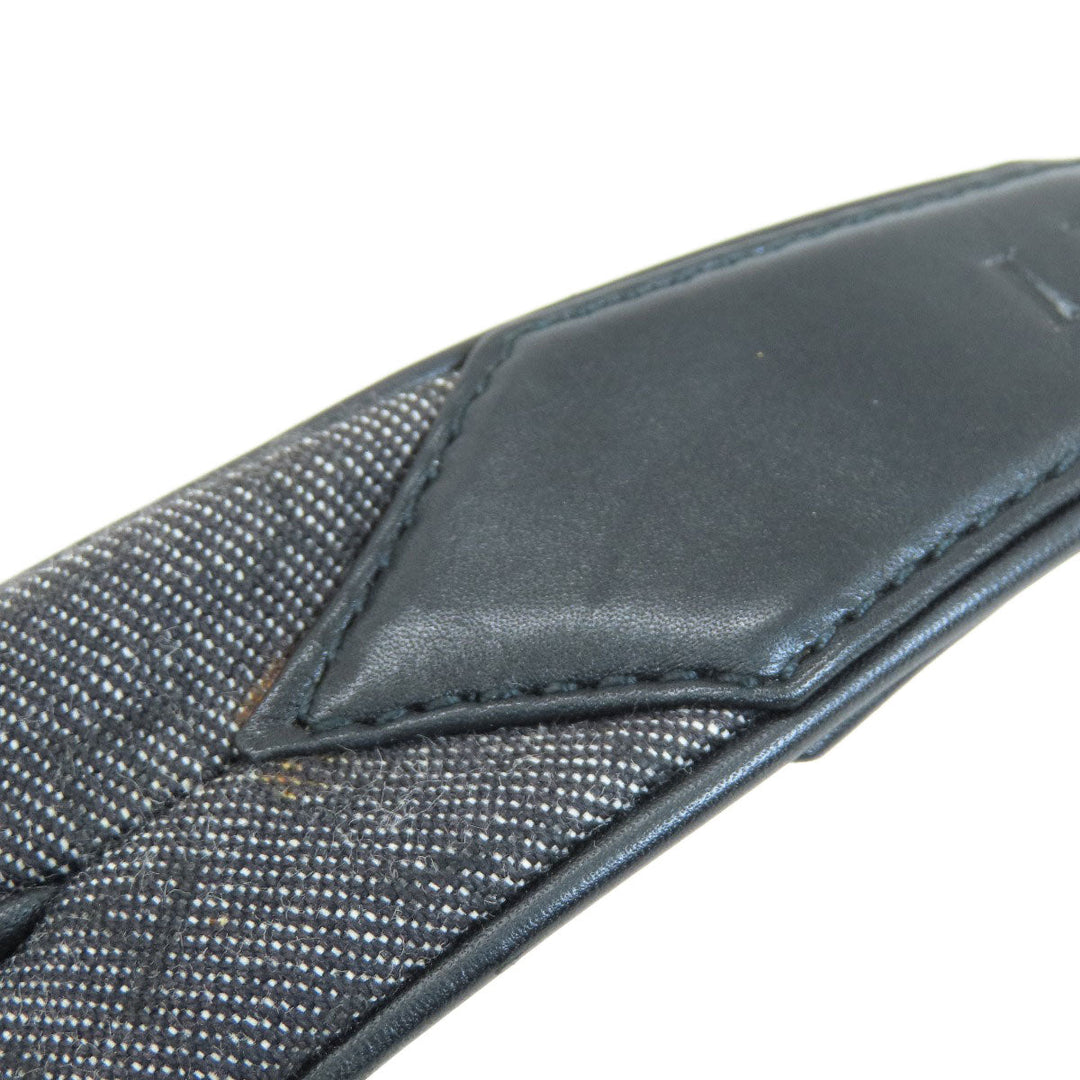 BVLGARI Shoulder Bag denim black O Bag Logomania