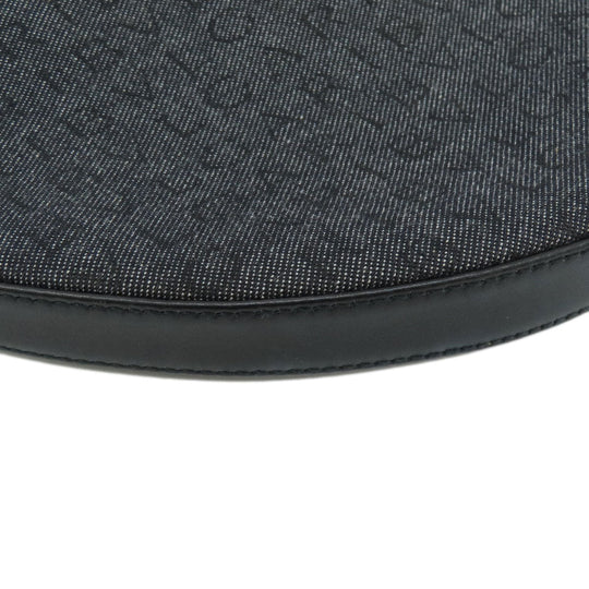 BVLGARI Shoulder Bag denim black O Bag Logomania