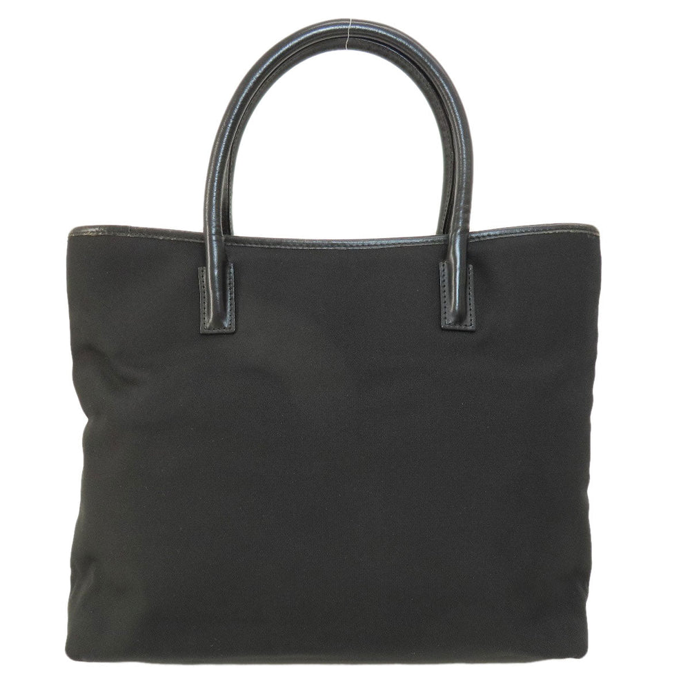 GUCCI Tote Bag canvas black Simple design Women Used Authentic