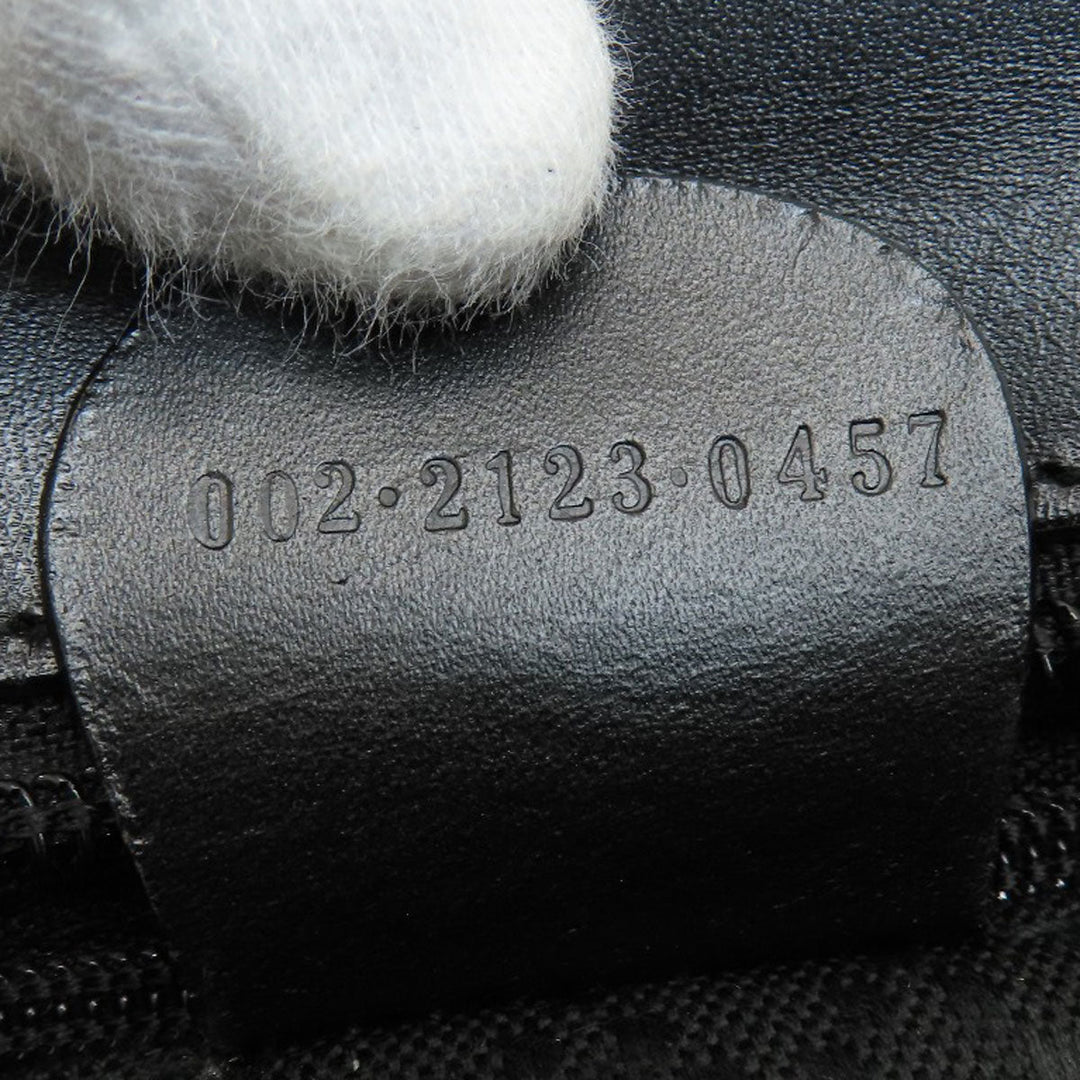 GUCCI Tote Bag canvas black Simple design Women Used Authentic