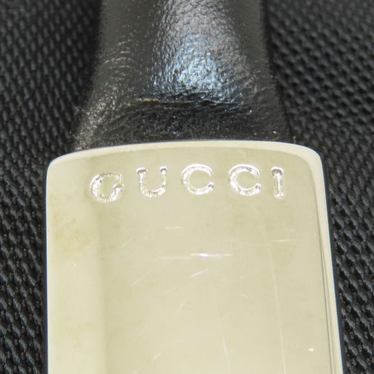 GUCCI Tote Bag canvas black Simple design Women Used Authentic