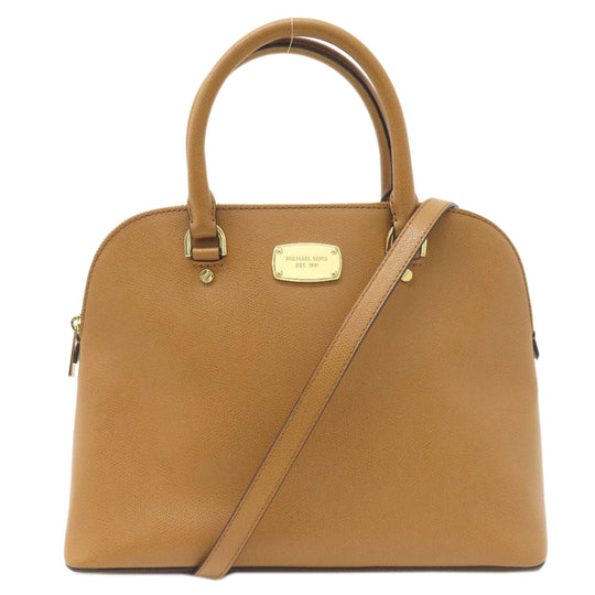 MICHAEL KORS Tote Bag PVC Ocher 2WAY Women Used Authentic