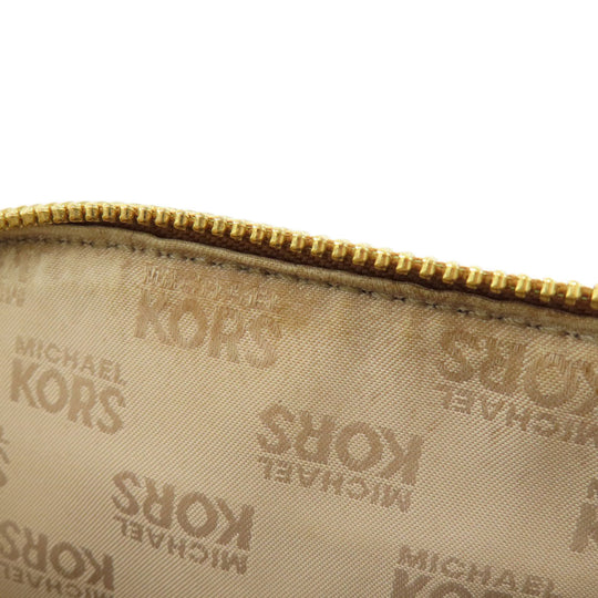 MICHAEL KORS Tote Bag PVC Ocher 2WAY Women Used Authentic