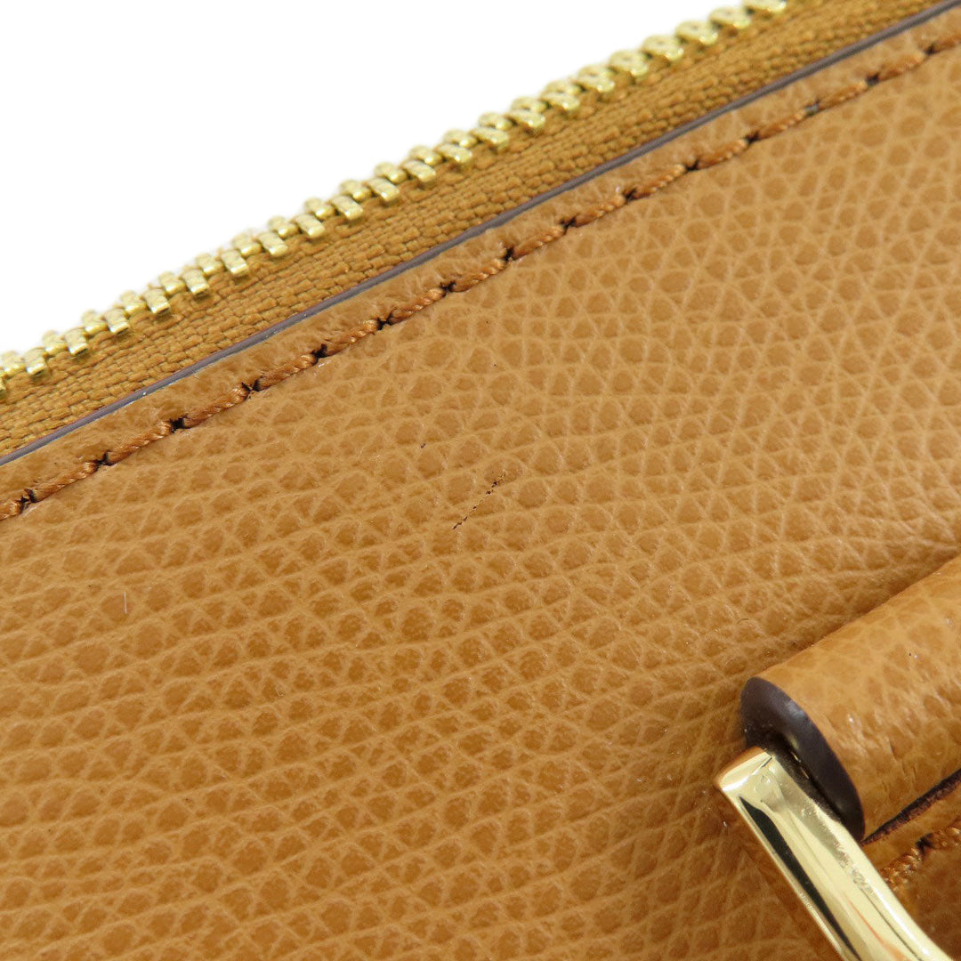 MICHAEL KORS Tote Bag PVC Ocher 2WAY Women Used Authentic