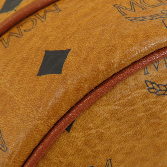 MCM Shoulder Bag PVC Brown logo drawstringShoulder