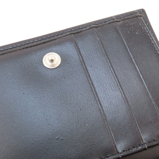 CARTIER Bifold Wallet leather Brown Three-fold wallet mens(Unisex) Used Authentic