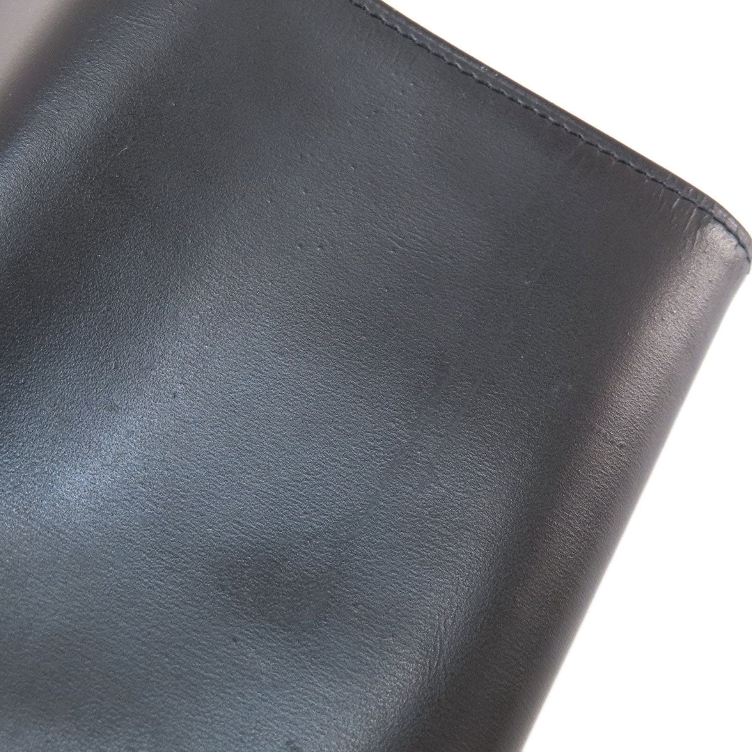 CARTIER Bifold Wallet leather Brown Three-fold wallet mens(Unisex) Used Authentic