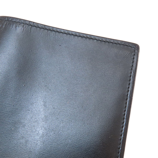 CARTIER Bifold Wallet leather Brown Three-fold wallet mens(Unisex) Used Authentic