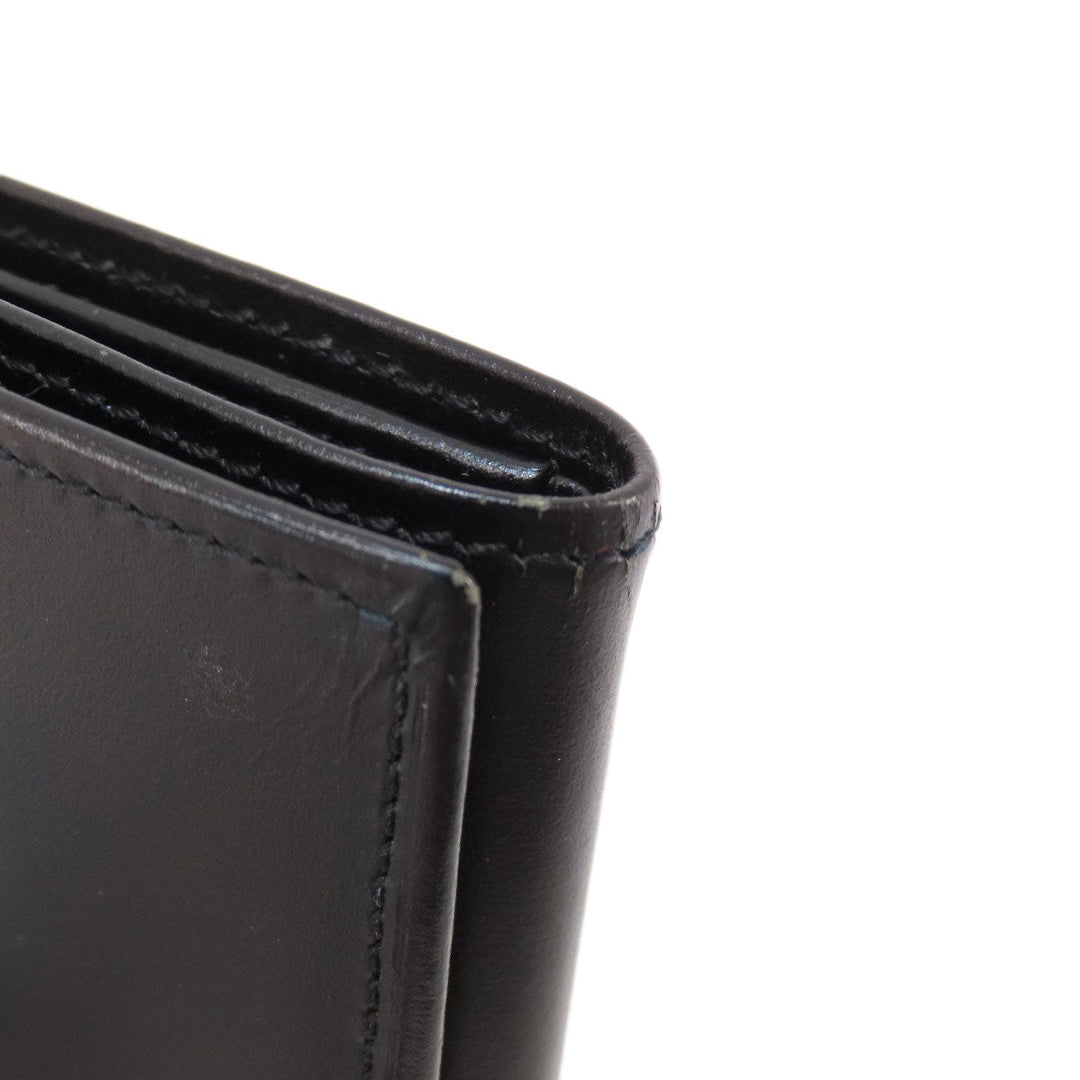 CARTIER Bifold Wallet leather Brown Three-fold wallet mens(Unisex) Used Authentic