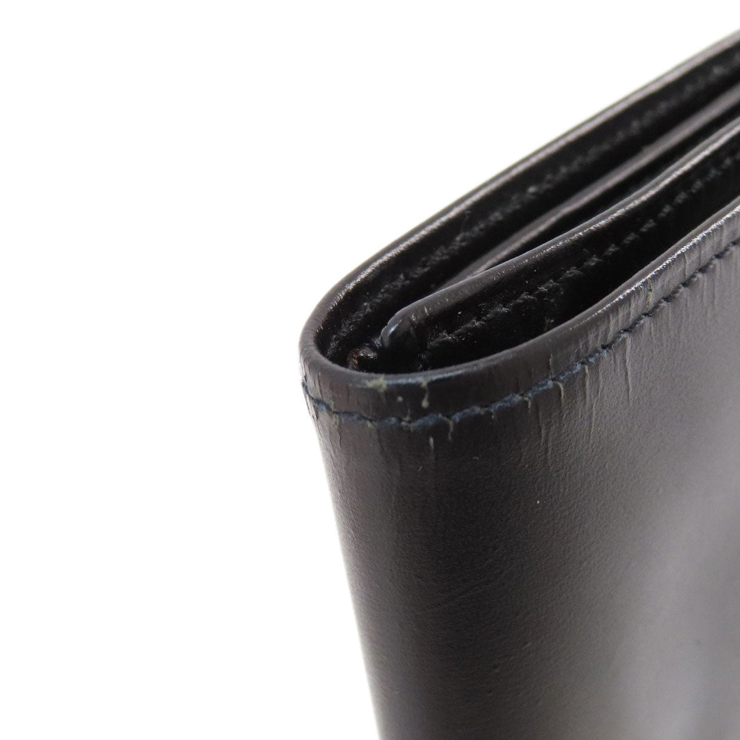 CARTIER Bifold Wallet leather Brown Three-fold wallet mens(Unisex) Used Authentic