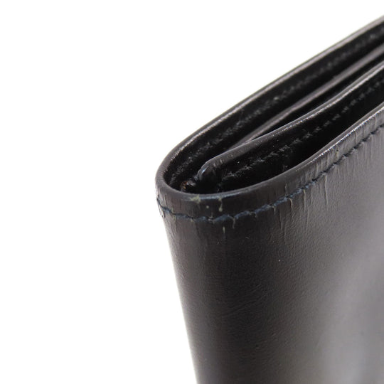 CARTIER Bifold Wallet leather Brown Three-fold wallet mens(Unisex) Used Authentic