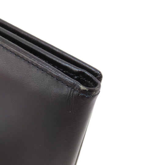 CARTIER Bifold Wallet leather Brown Three-fold wallet mens(Unisex) Used Authentic
