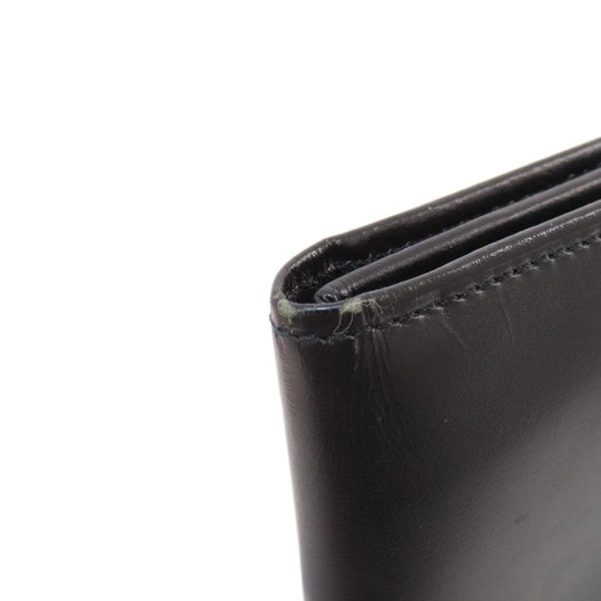 CARTIER Bifold Wallet leather Brown Three-fold wallet mens(Unisex) Used Authentic