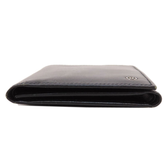 CARTIER Bifold Wallet leather Brown Three-fold wallet mens(Unisex) Used Authentic