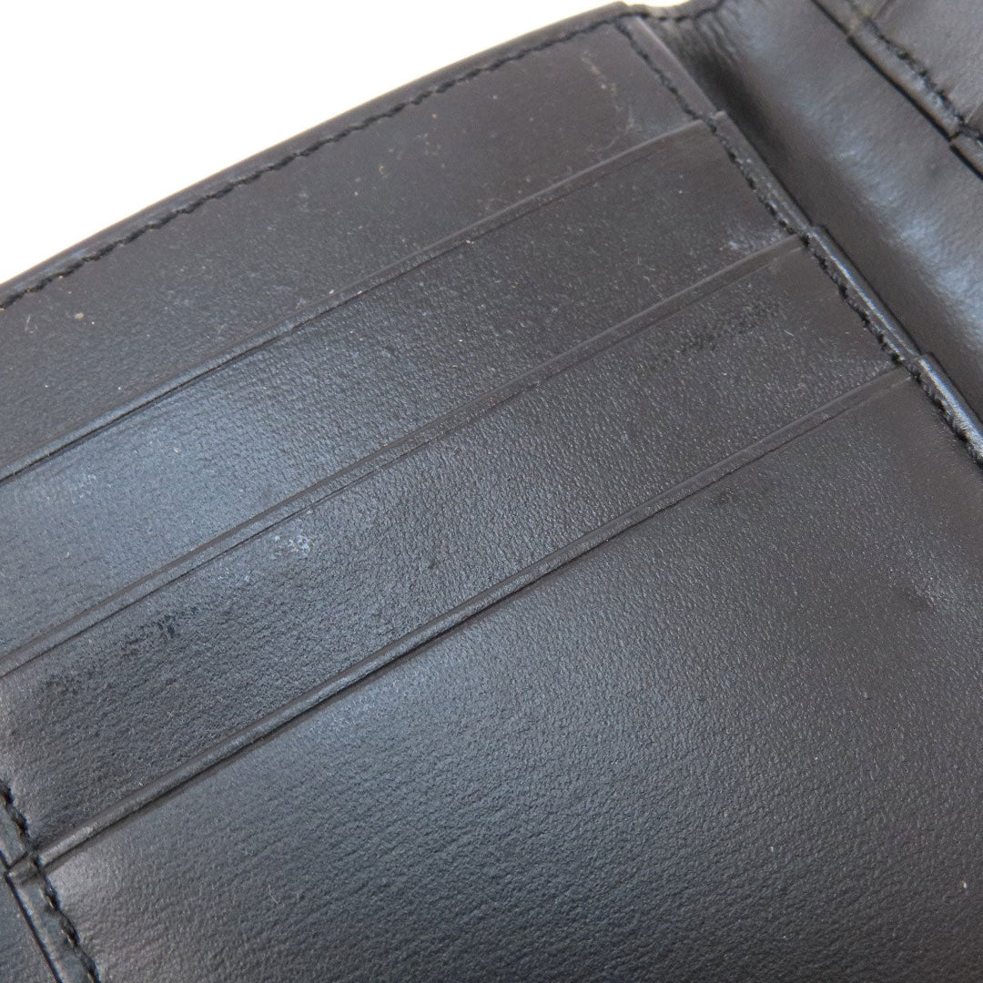 CARTIER Bifold Wallet leather Brown Three-fold wallet mens(Unisex) Used Authentic
