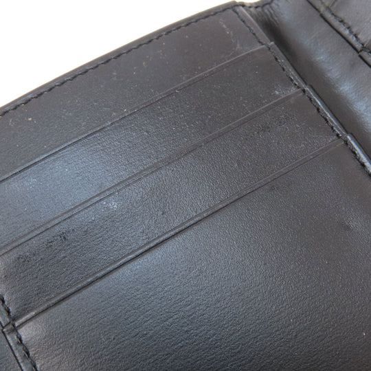 CARTIER Bifold Wallet leather Brown Three-fold wallet mens(Unisex) Used Authentic