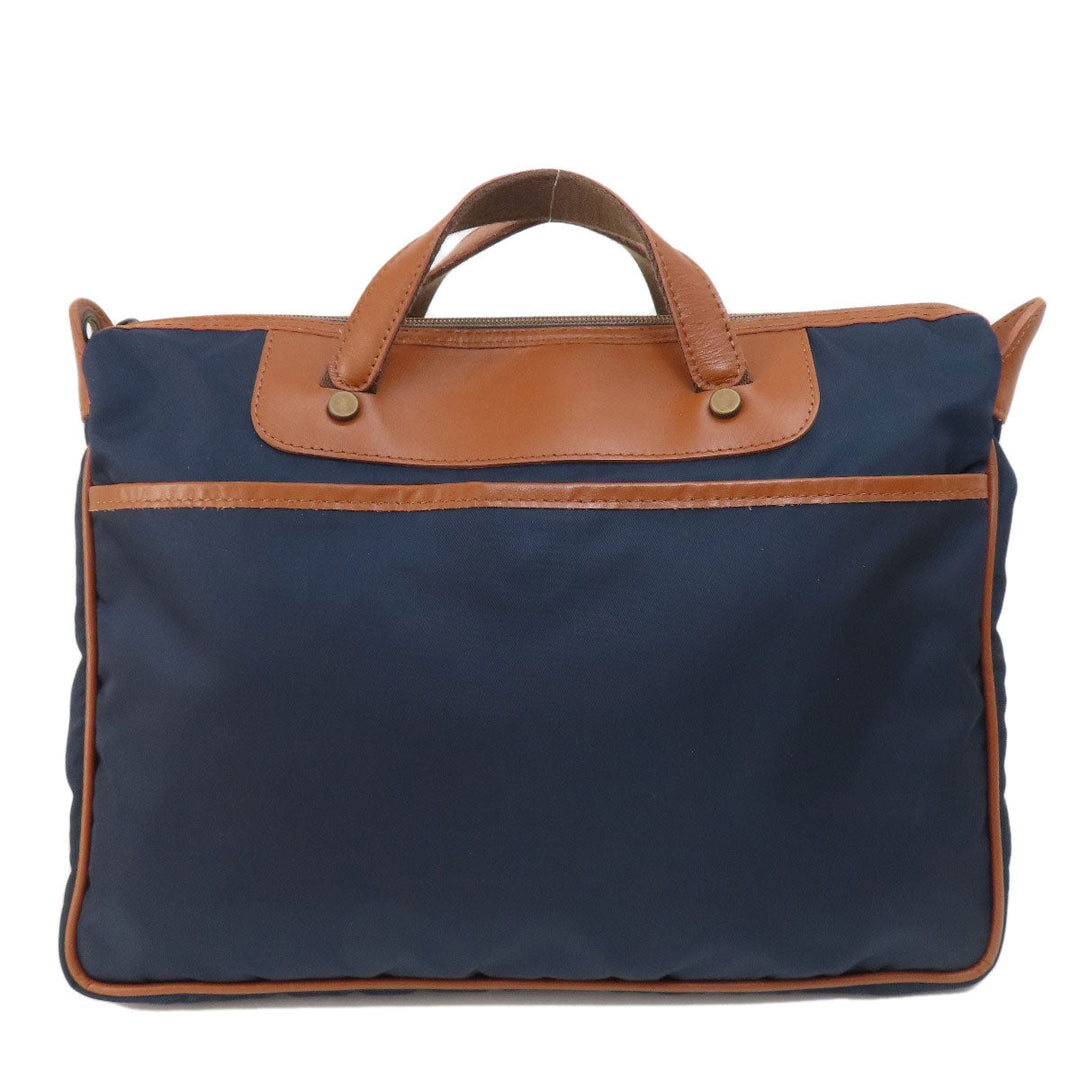 Orobianco Handbag Nylon Navy logo 2WAY