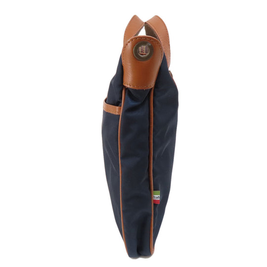 Orobianco Handbag Nylon Navy logo 2WAY