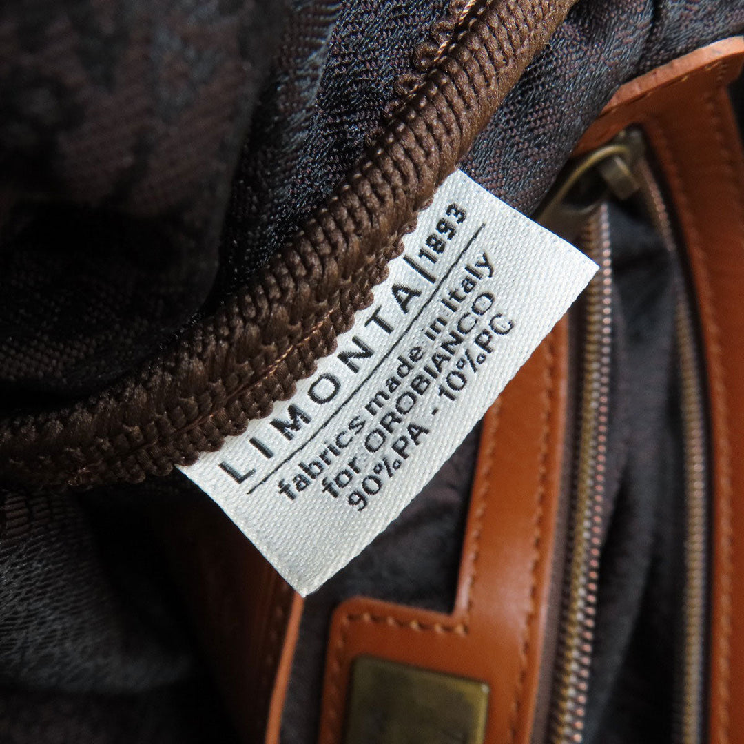 Orobianco Handbag Nylon Navy logo 2WAY