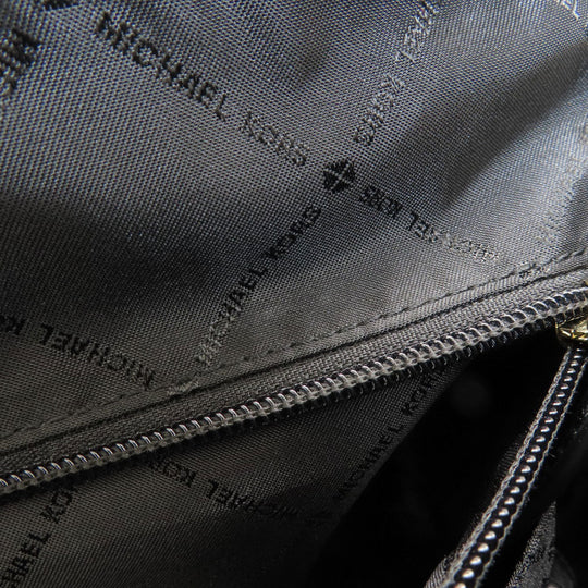 MICHAEL KORS Handbag leather black 2WAY Women Used Authentic