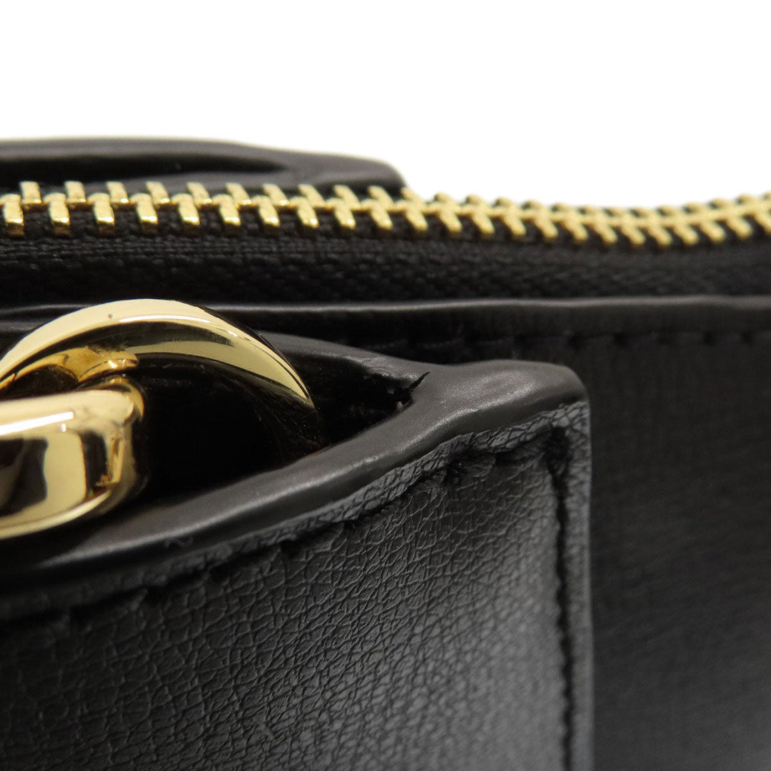 MICHAEL KORS Handbag leather black 2WAY Women Used Authentic