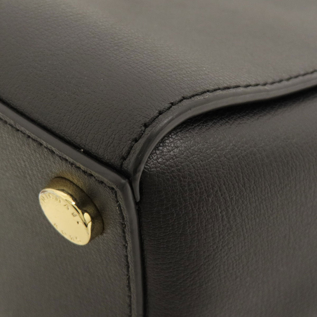 MICHAEL KORS Handbag leather black 2WAY Women Used Authentic