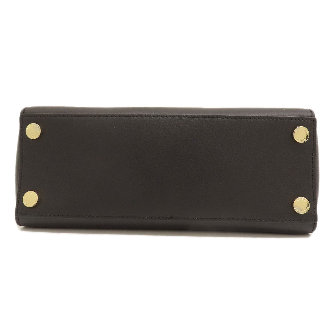 MICHAEL KORS Handbag leather black 2WAY Women Used Authentic