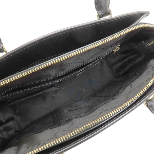 MICHAEL KORS Handbag leather black 2WAY Women Used Authentic