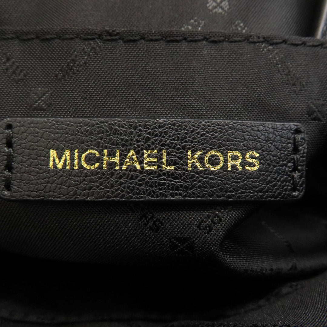 MICHAEL KORS Handbag leather black 2WAY Women Used Authentic