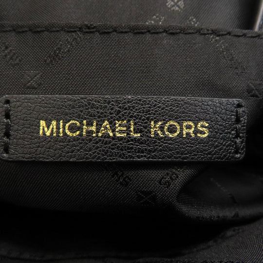 MICHAEL KORS Handbag leather black 2WAY Women Used Authentic