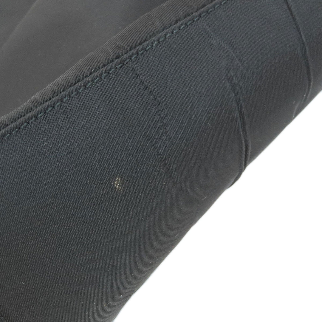 PRADA Tote Bag Nylon black logoMetal Women Used Authentic