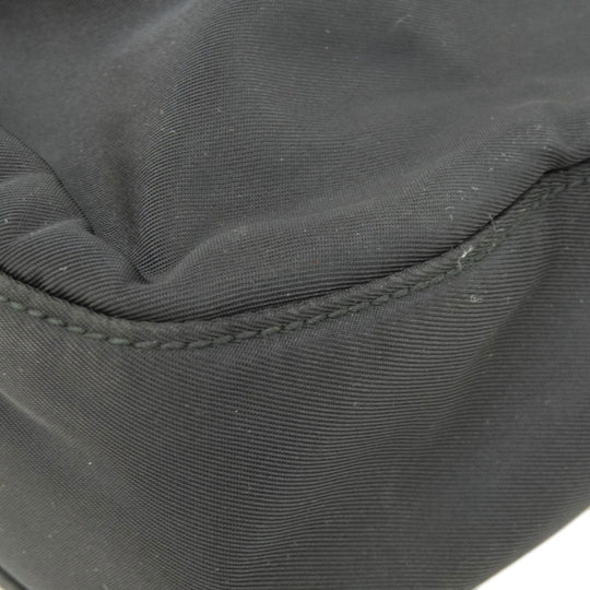 PRADA Tote Bag Nylon black logoMetal Women Used Authentic